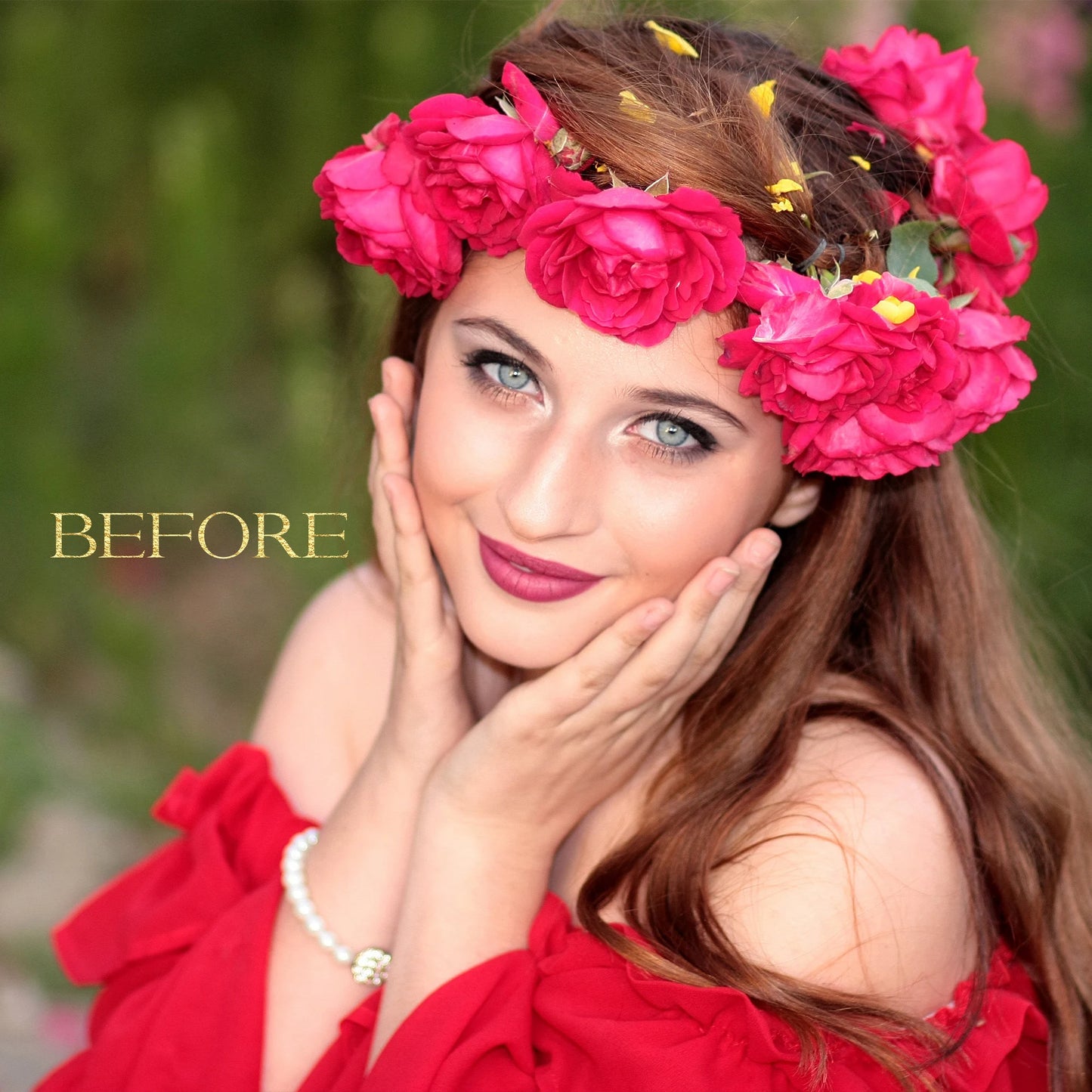 Overlays Petals red rose
